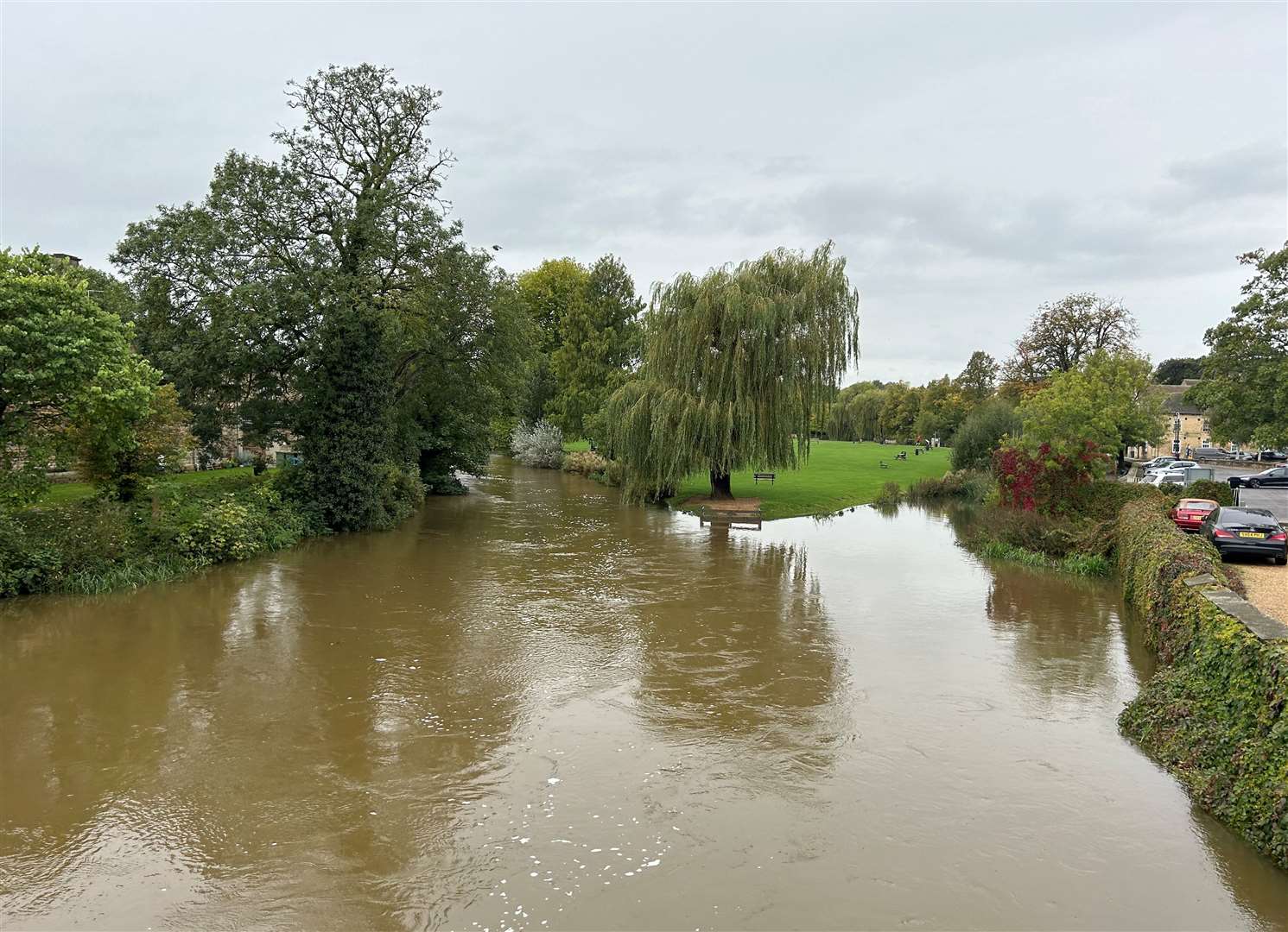 A view from the town bridge