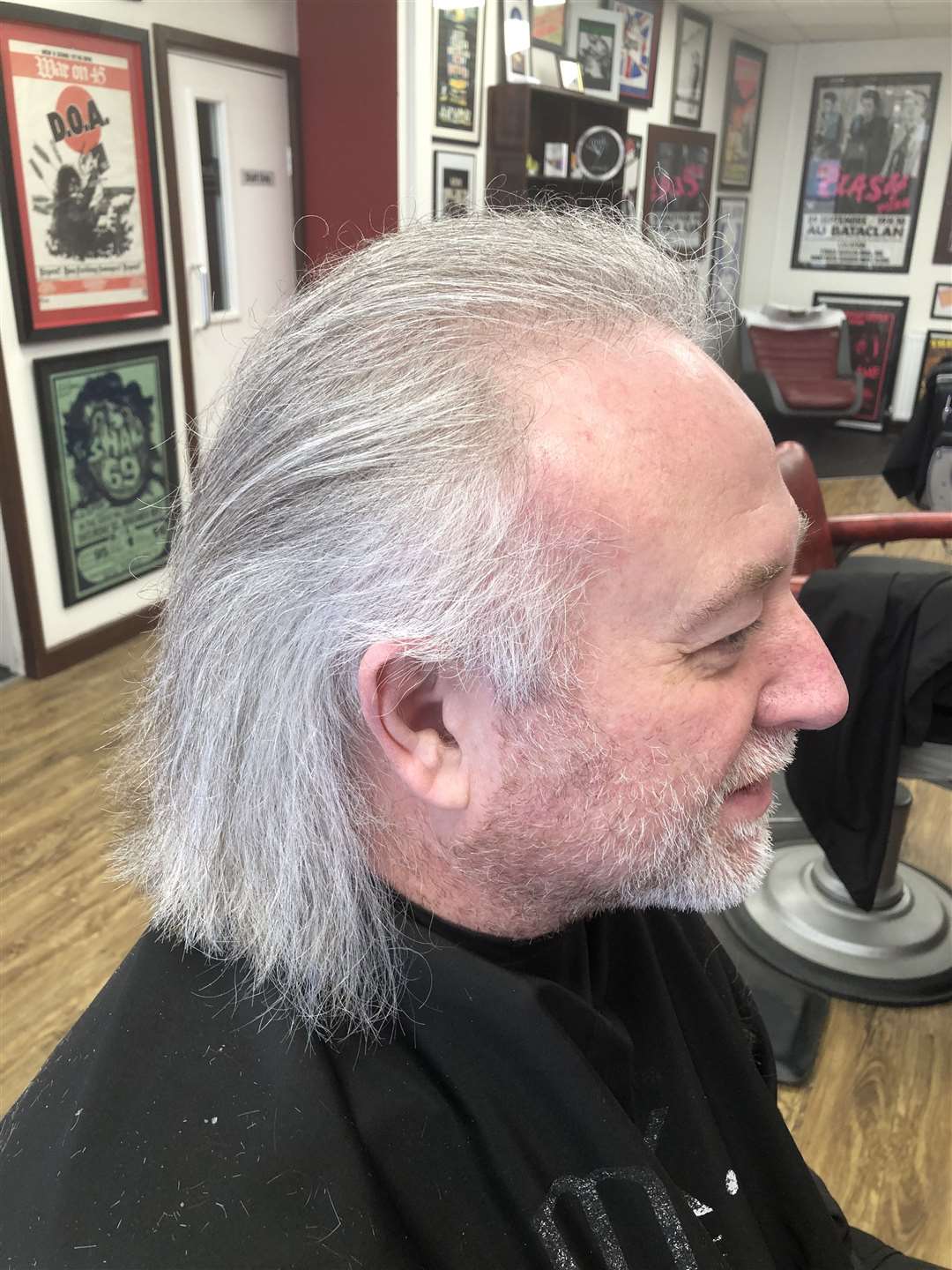 Colin Young's hair before