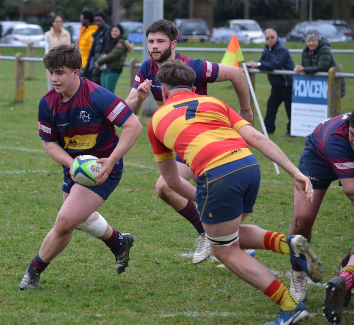 Action from Spalding's away draw with Stockwood Park. Photo: John Constable
