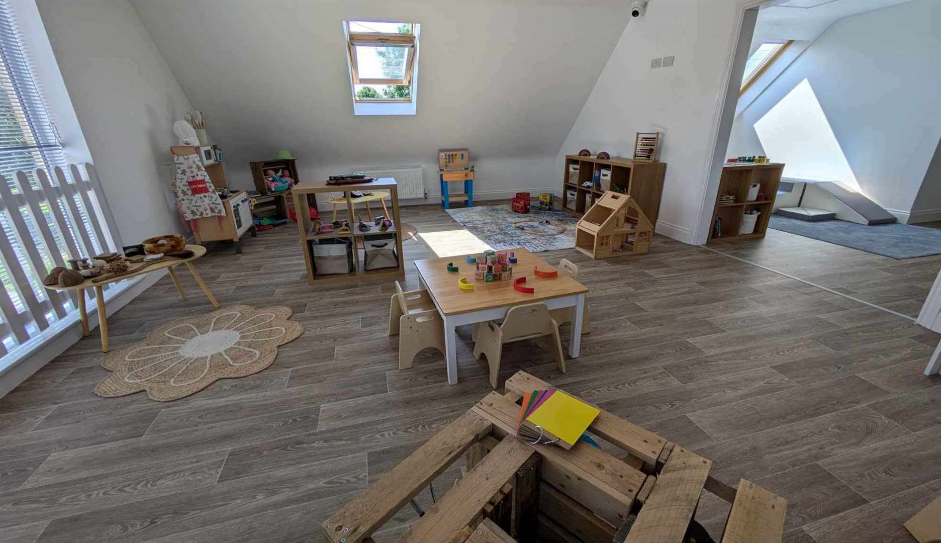 The toddler room