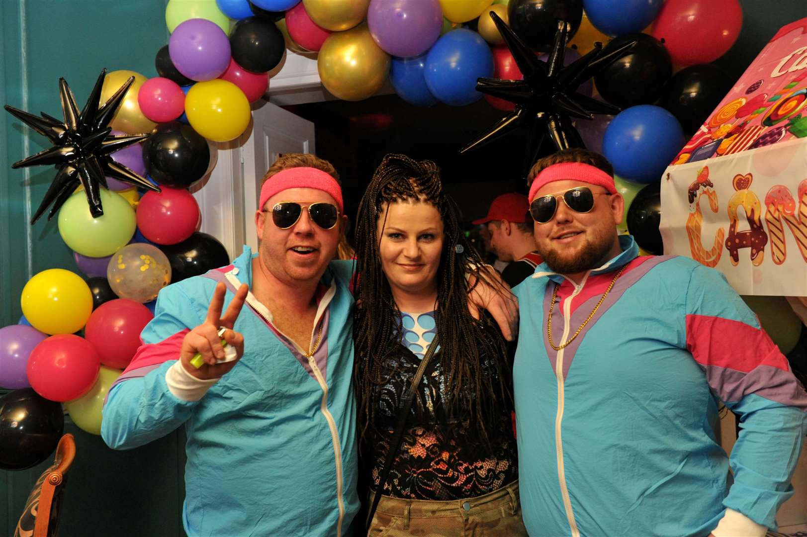 Forever young! These guys turned back the clock with some fantastic outfits. Photo: Chris Lowndes