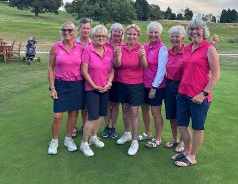 Toft ladies' title winning team.