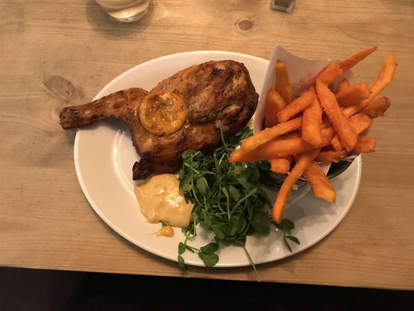 Paprika, Garlic and Chilli Roasted Half Chicken with Sweet Potato Fries (13240215)