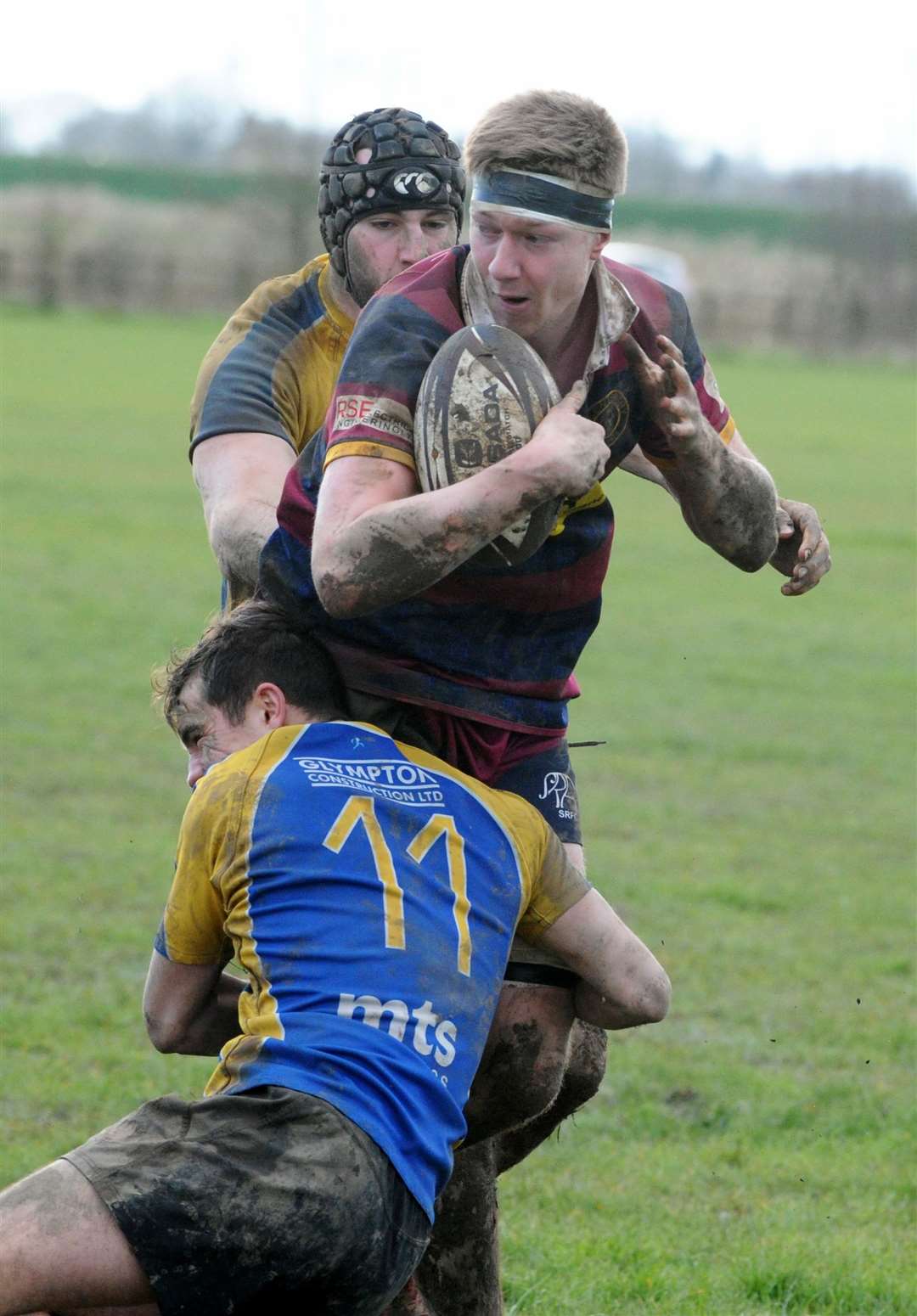 Action from Spalding's home defeat to Market Bosworth on Saturday. Photo: Chris Lowndes