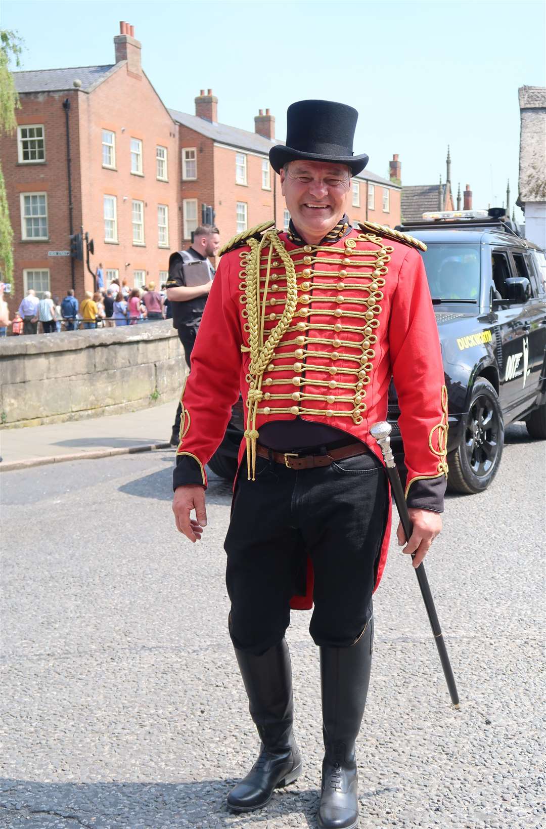 Ringmaster Stephen Timewell led the 2024 parade. Photo: Lorna O'Dwyer