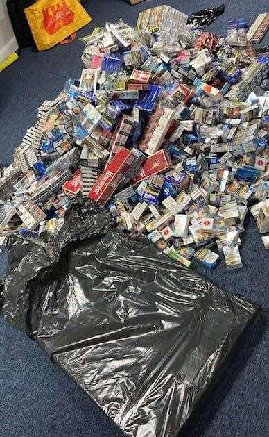 Illegal cigarettes and vapes have been seized