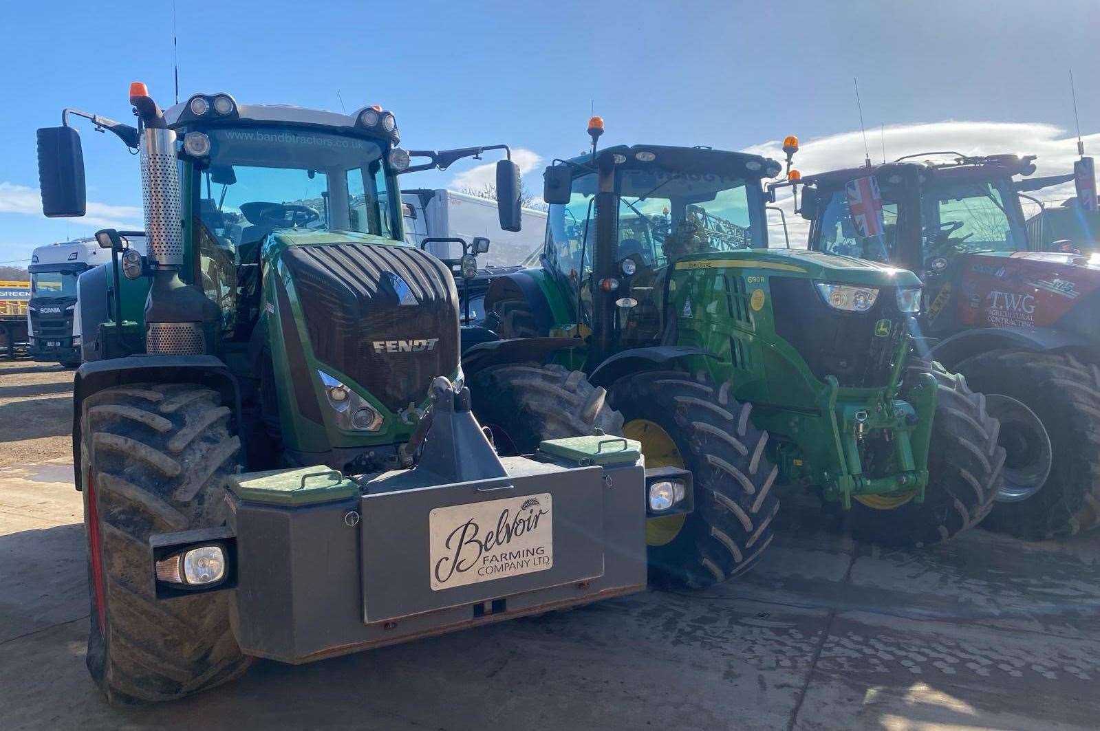 Stamford and District Young Farmers tractor run