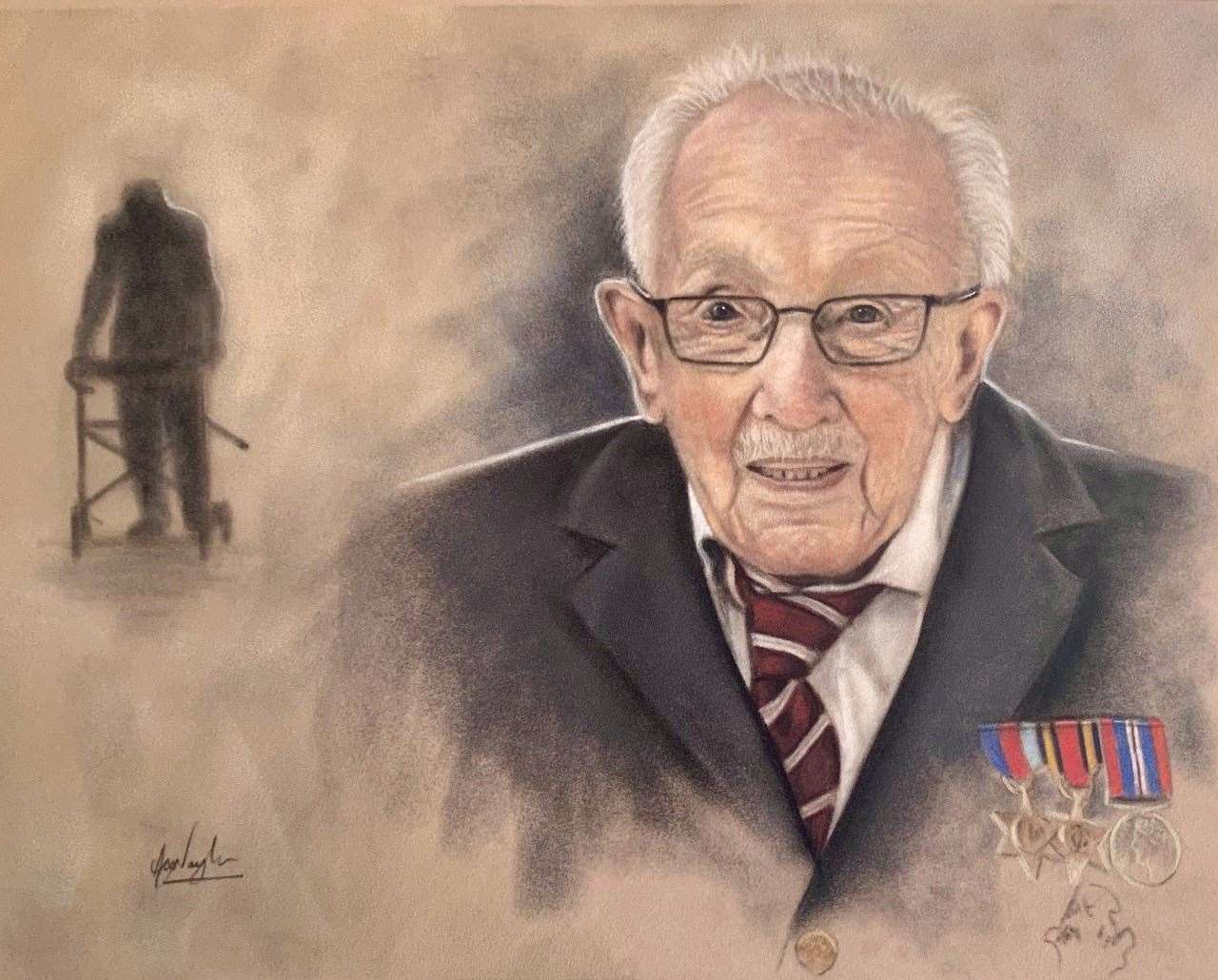The portrait of Captain Tom Moore (34050227)