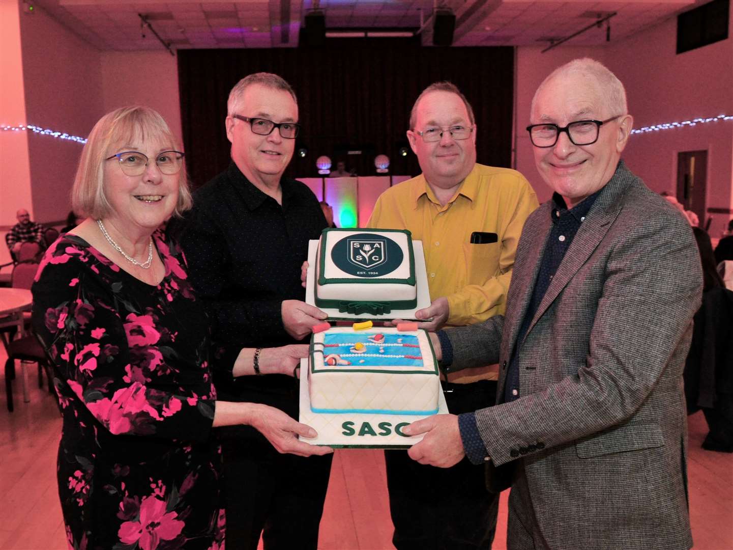 Peter Green, Jim Ablett , Stephanie Jones John Pailing. PHOTOS: CHRIS LOWNDES