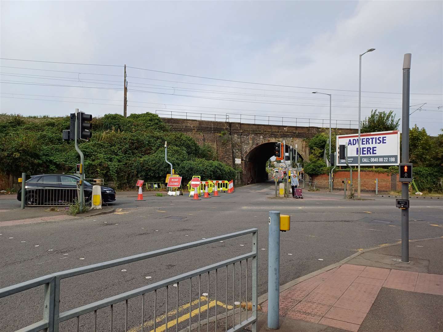 The works on Dysart Road go back to the A1. Photo: Daniel Jaines