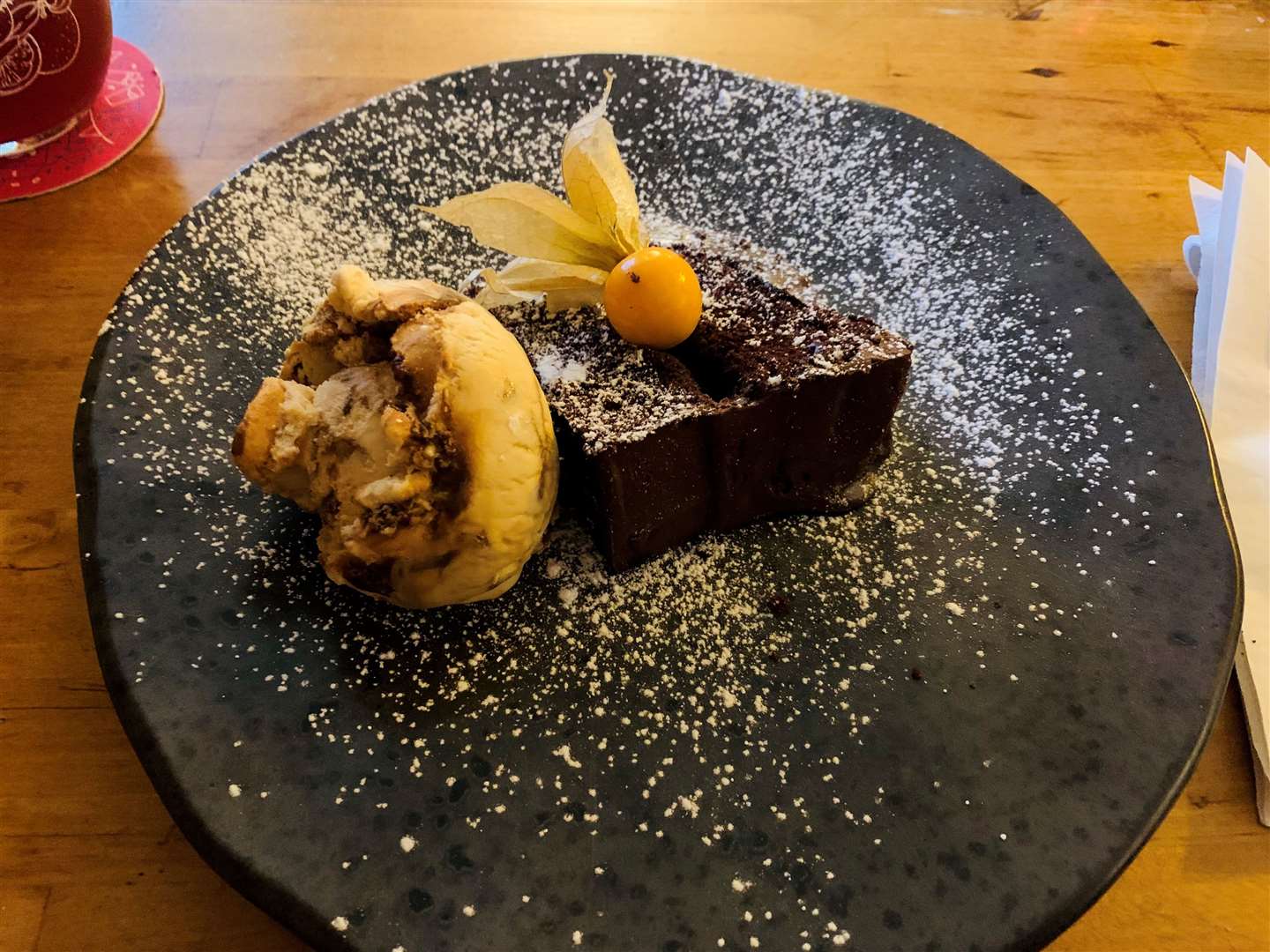 Dessert was delicious.