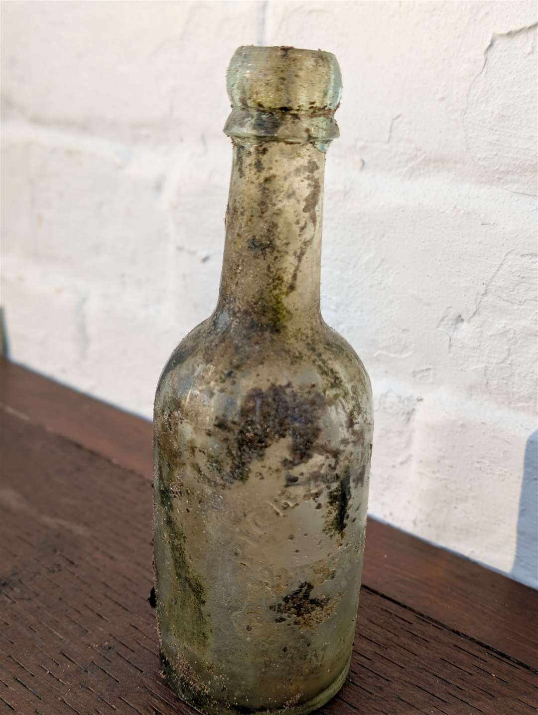 The bottle is believed to be at least 160 years old