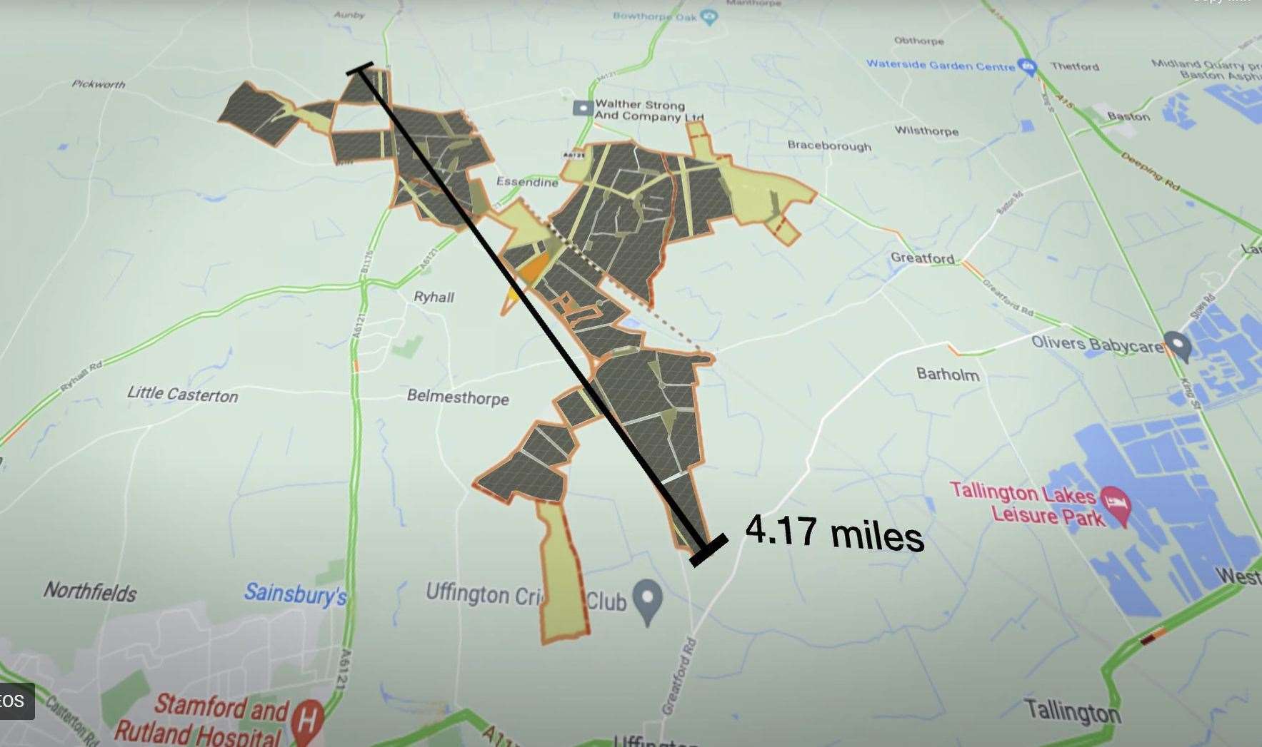 A rough idea of the shape and scale of the proposed development