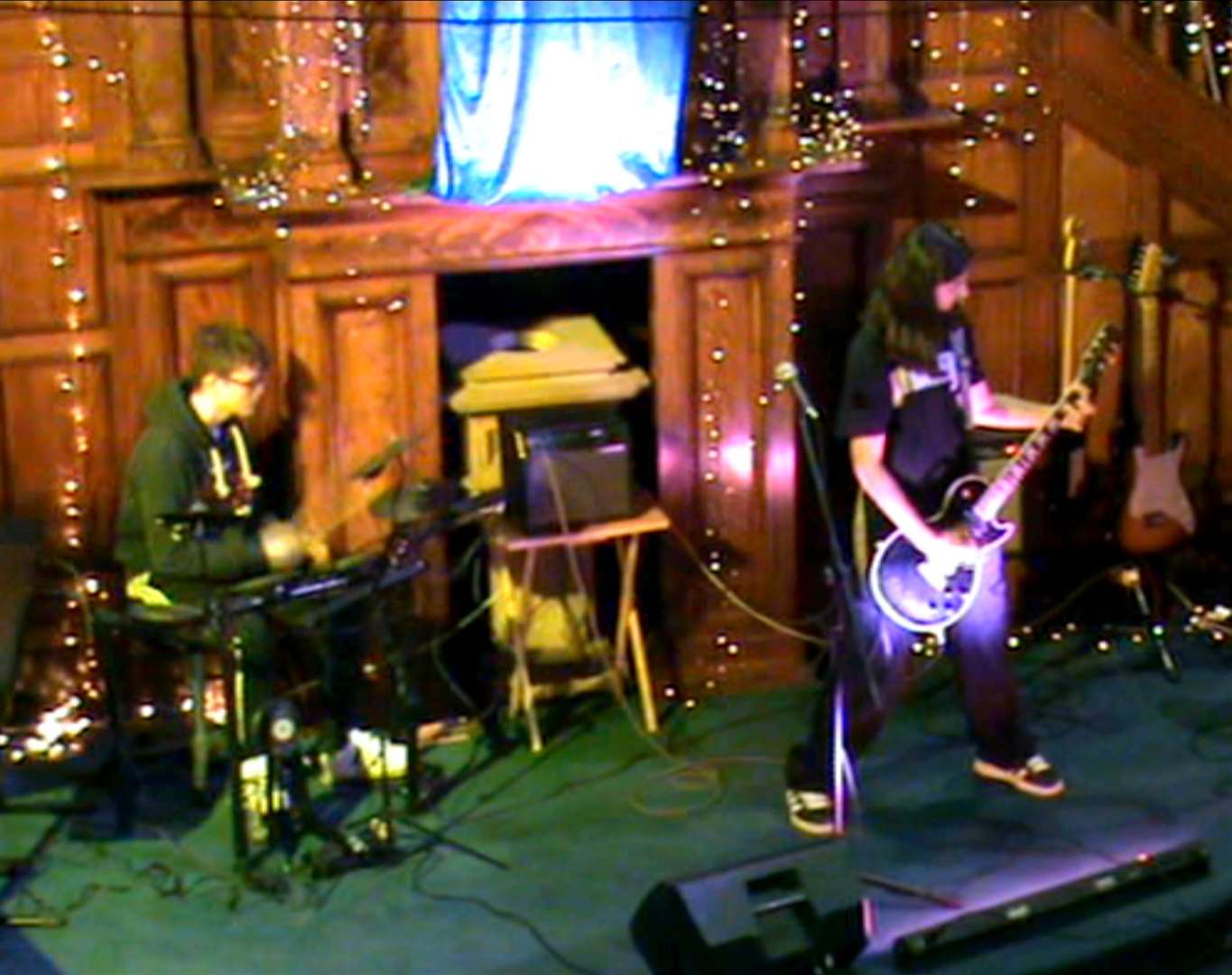 Harry Sale, Marcel Wojtowicz and Ali play a Metallica medley. Photo: CameronReeves