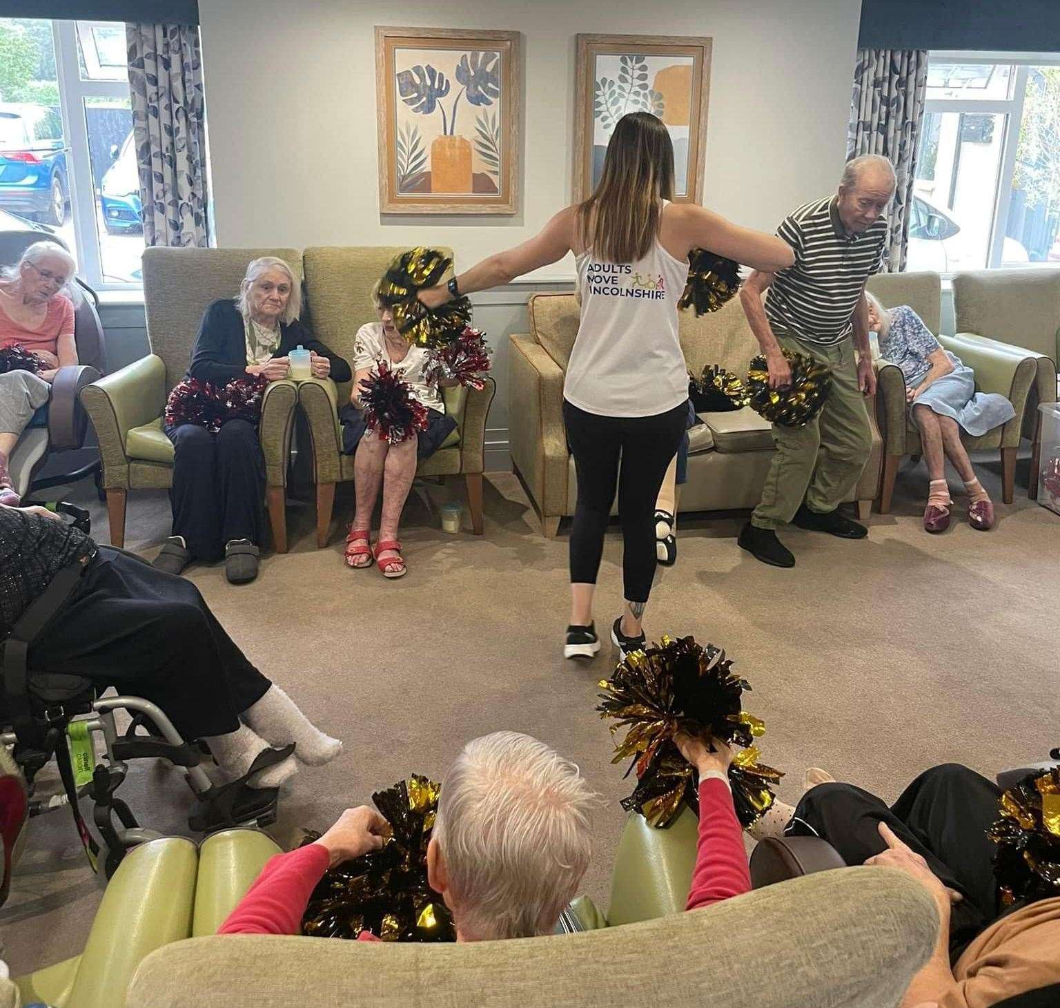 Roseanna Mackay enjoys getting the residents involved