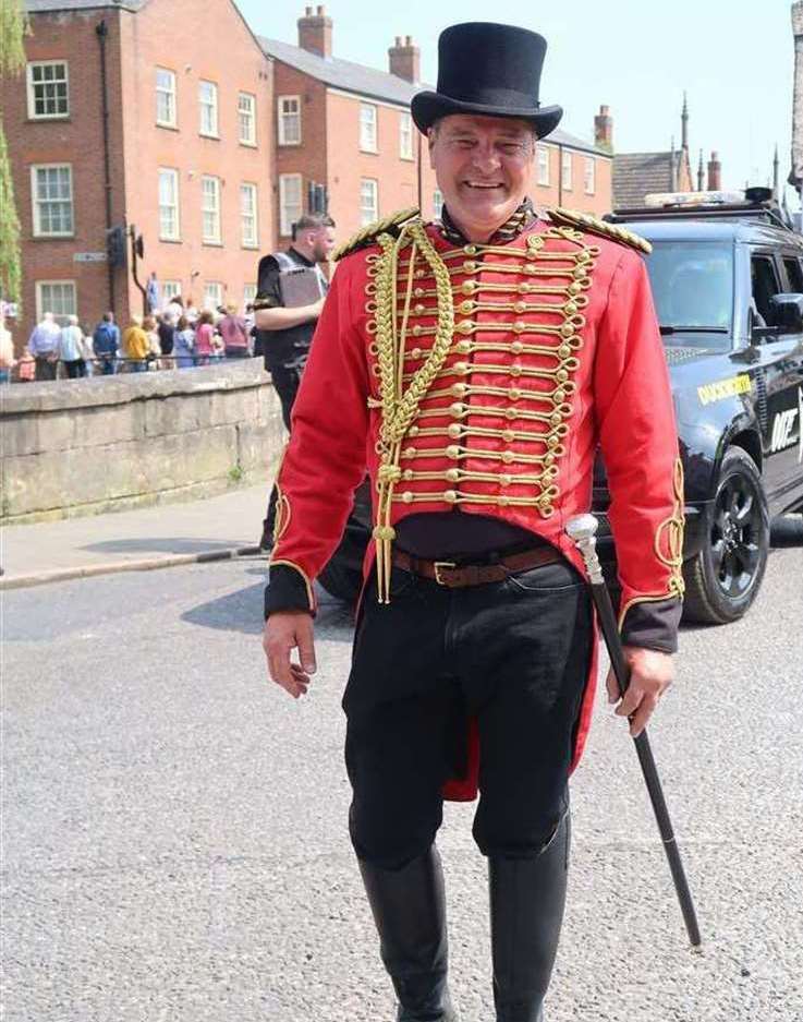 Stephen Timewell instigated the return of the popular Spalding Flower Parade in 2023