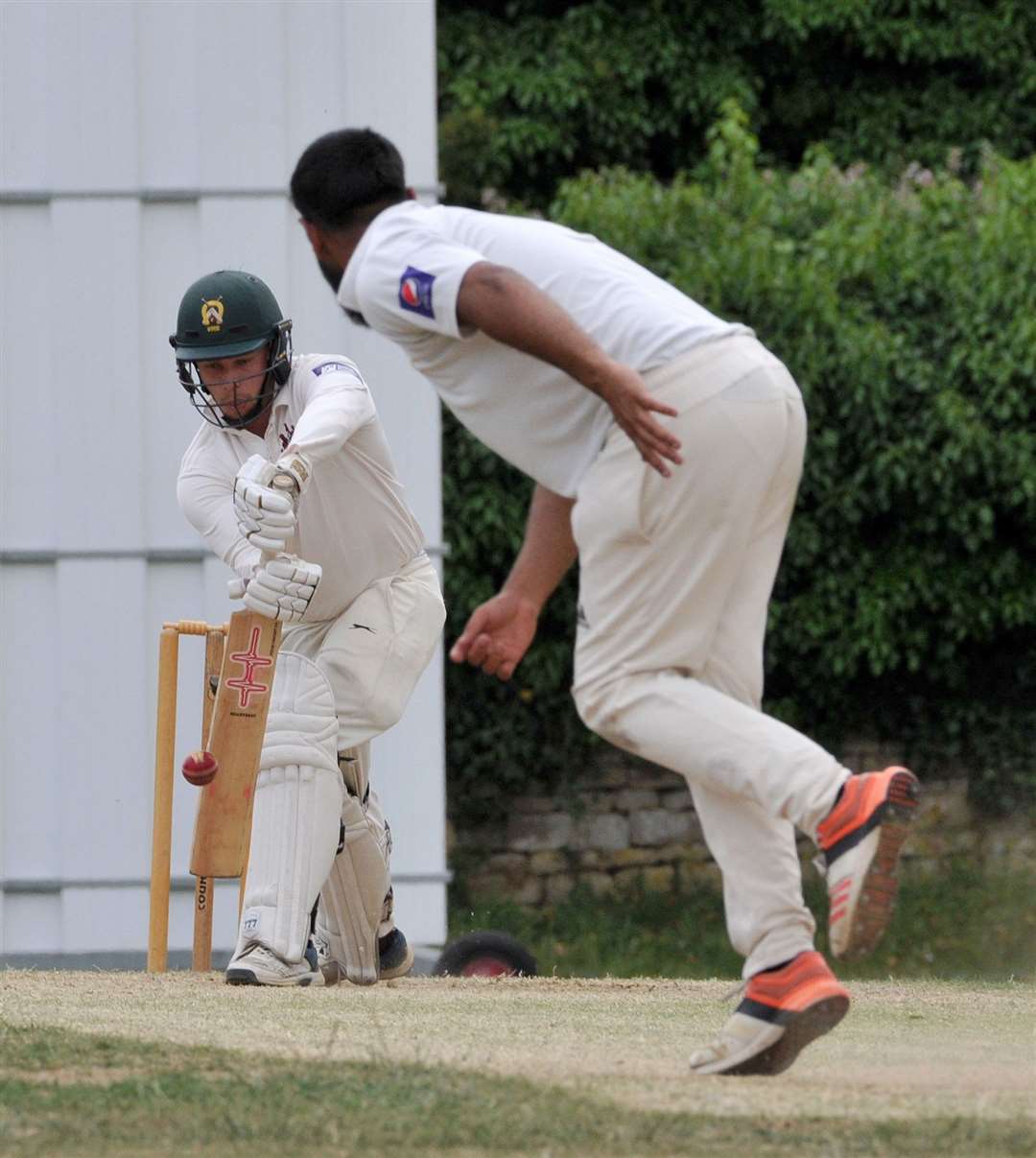 Action from Barnack's victory over Uppingham in Division One of the Rutland League. Photo: Chris Lowndes