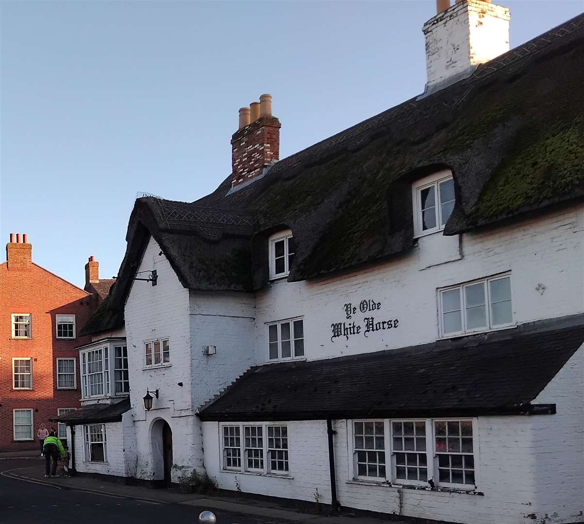 Work has started to repair the damage caused to Ye Olde White Horse in Spalding