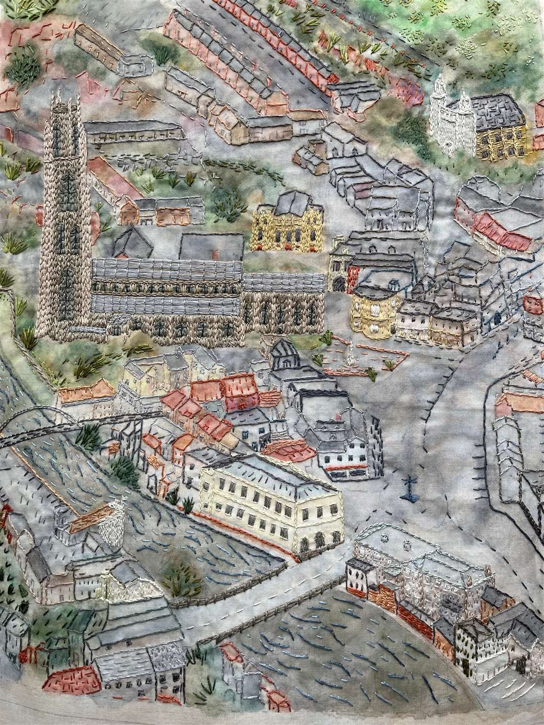 Boston in stitch