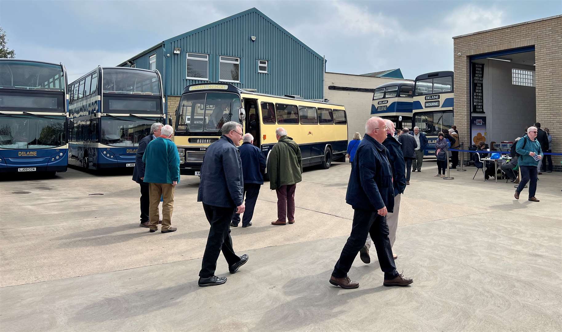 Vintage buses from the heritage fleet took passengers on special routes
