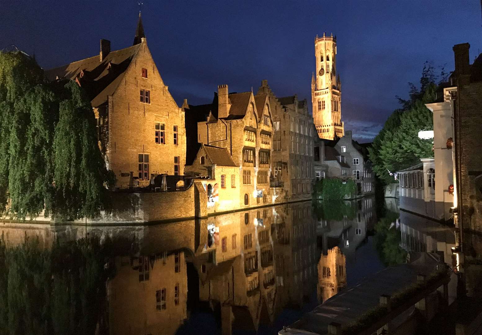 Bruges by Night by Chris Brooks