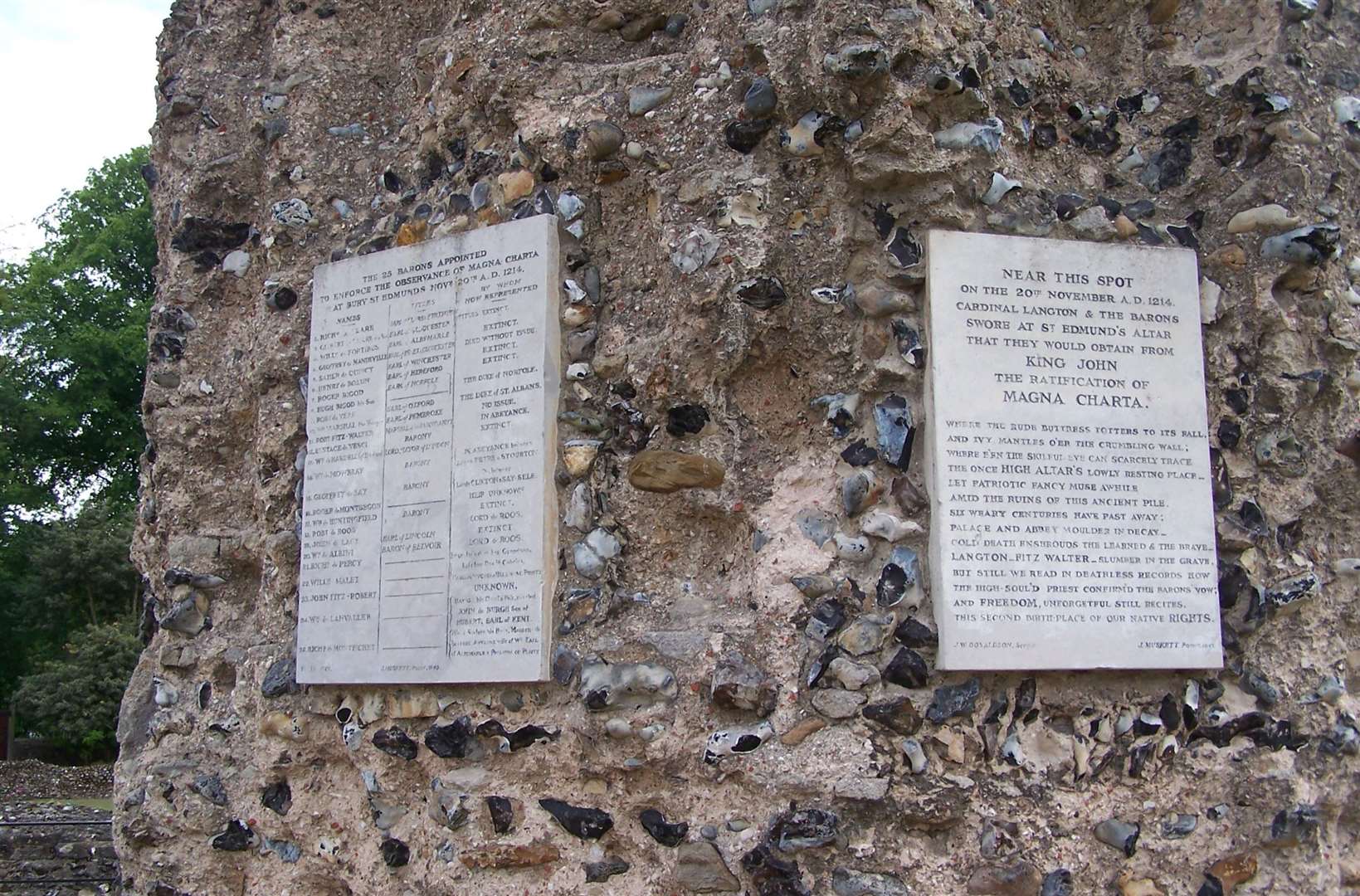 Magna Carta plaques