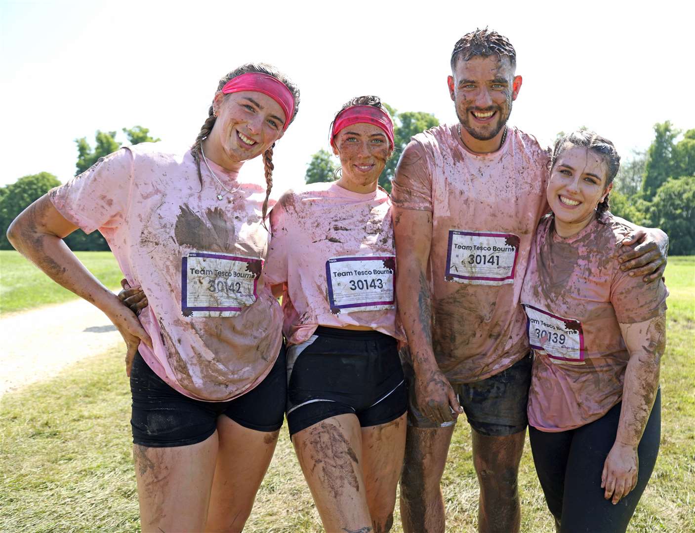 The team from Tesco in Bourne taking part in Race for Life last year. Photo: Paul Marriott