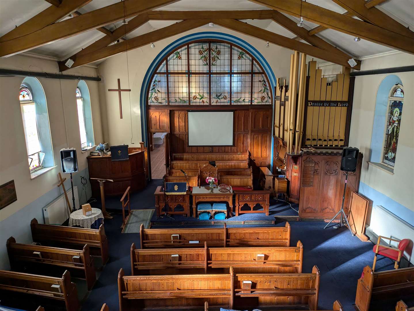 The church area would be retained for worship.