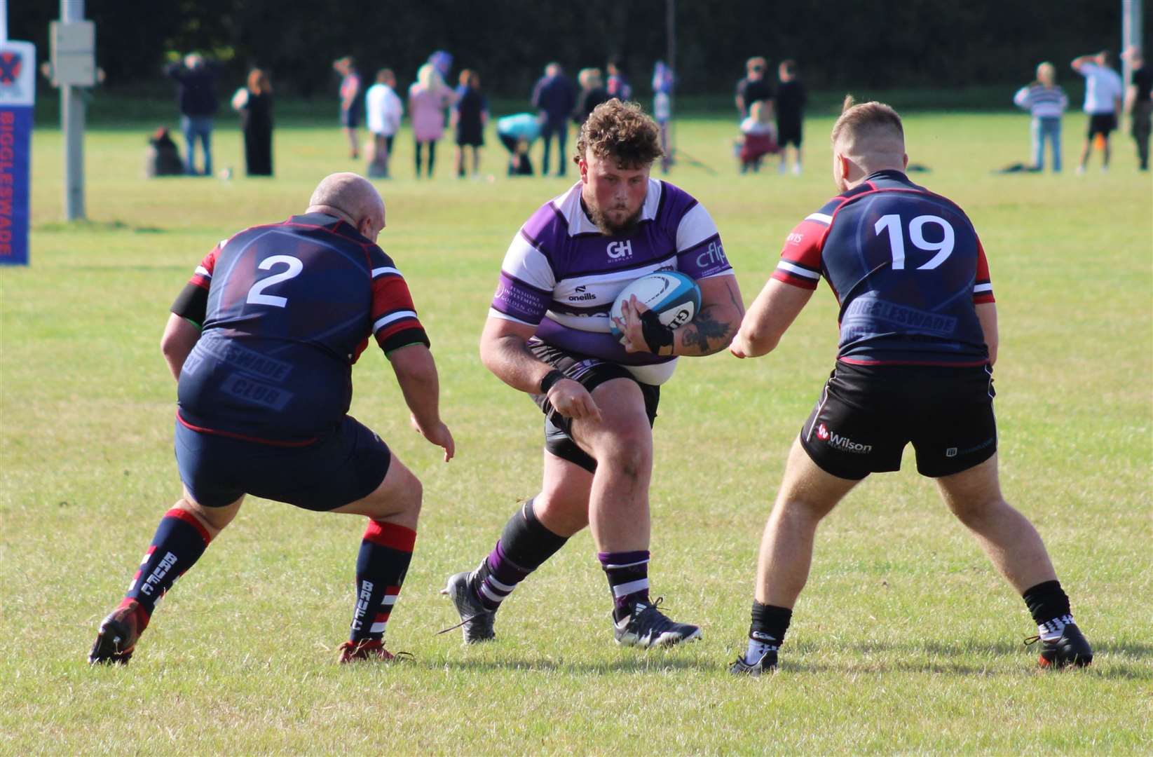 Action from Stamford's defeat against Biggleswade. Photo: Darren Dolby