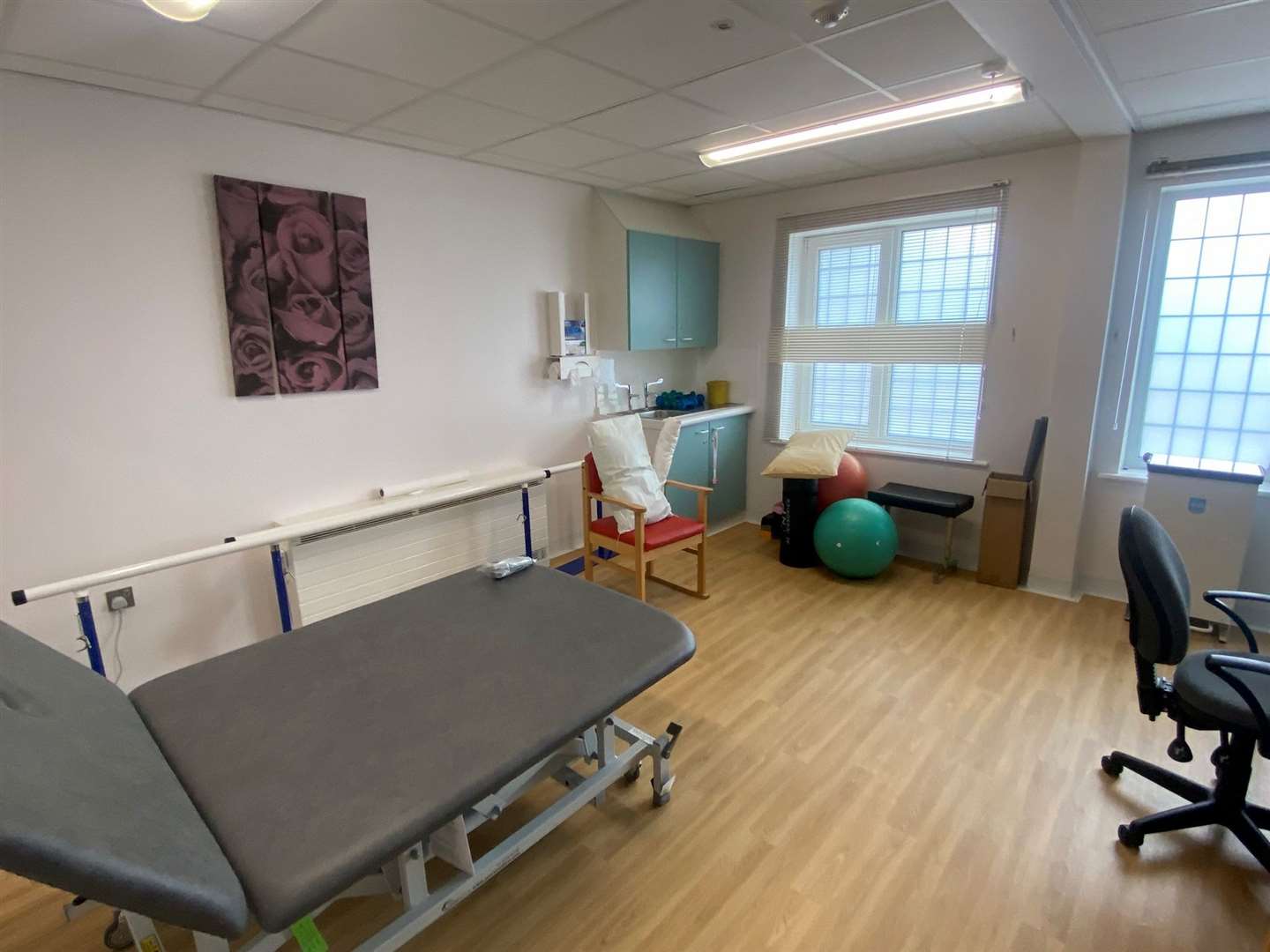 A therapy room.