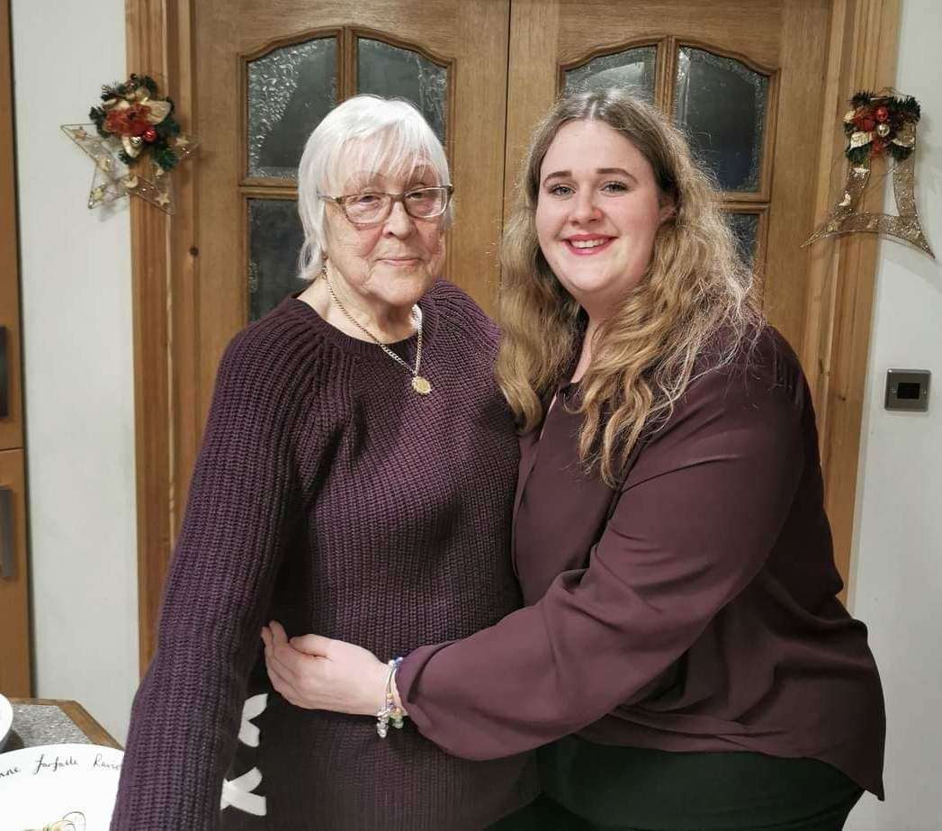 Crystal Rudd with nan, Thelma Gowland