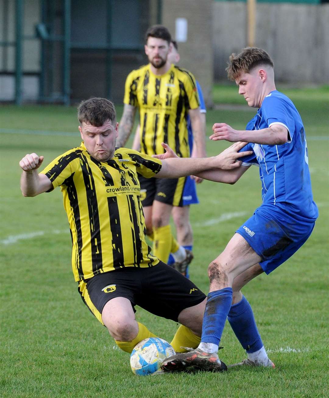 Crowland were beaten by Ruston Sports in their Lincolnshire Junior Cup semi-final. Photo: Chris Lowndes