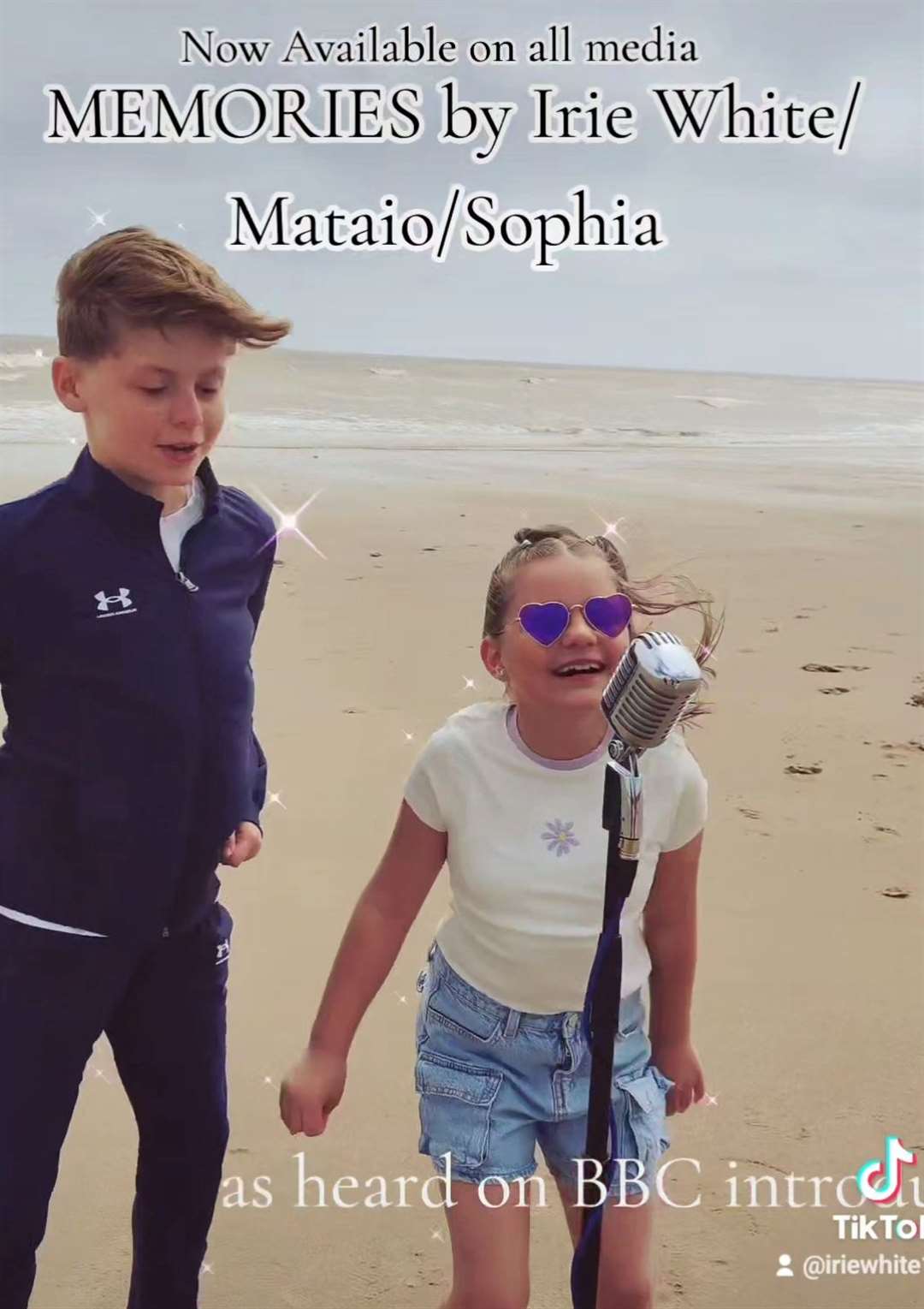 Matiao Forde and Sophia Komora in their video