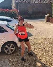 Frances Crampton took part in the 2.6 Challenge for disability equality charity Scope. Photo supplied. (34127667)