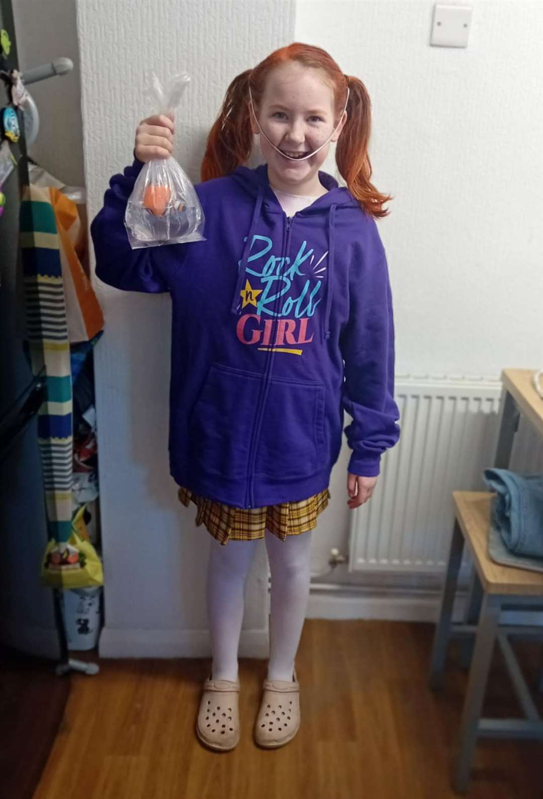 Maci Chapman, 10, from Bluecoat Primary School in Stamford as Darla from Finding Nemo