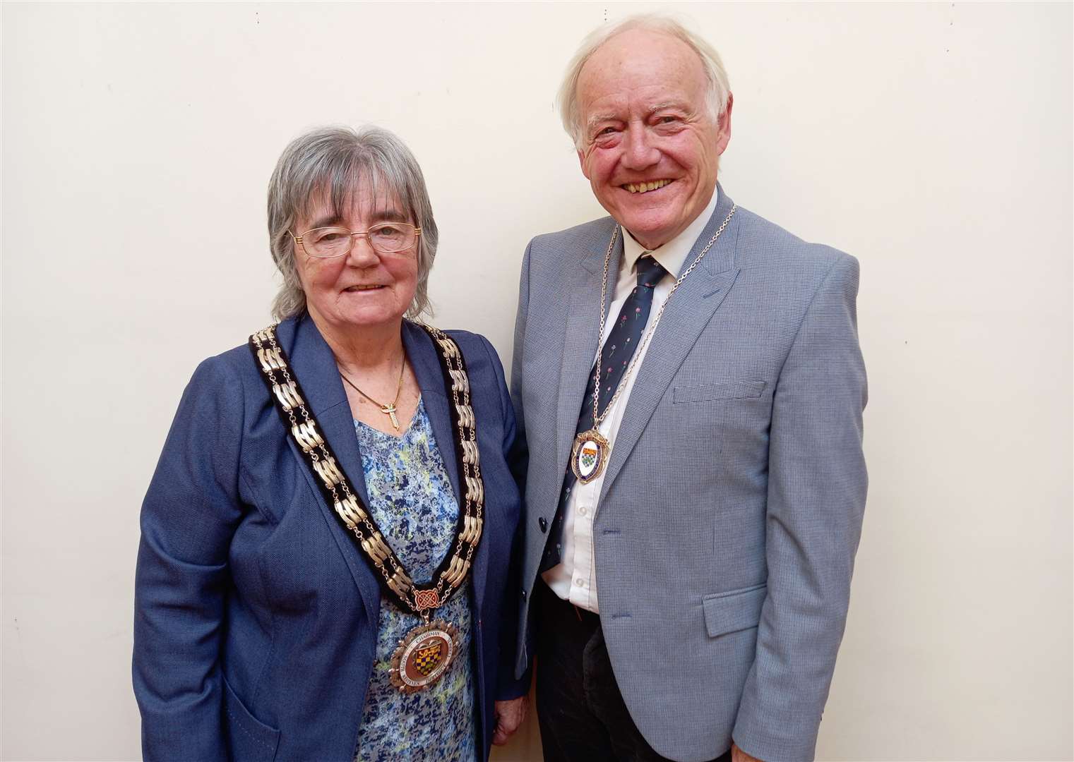 South Kesteven District Council chairman Gloria Johnson and vice-chairman Paul Fellows. Credit: South Kesteven District Council