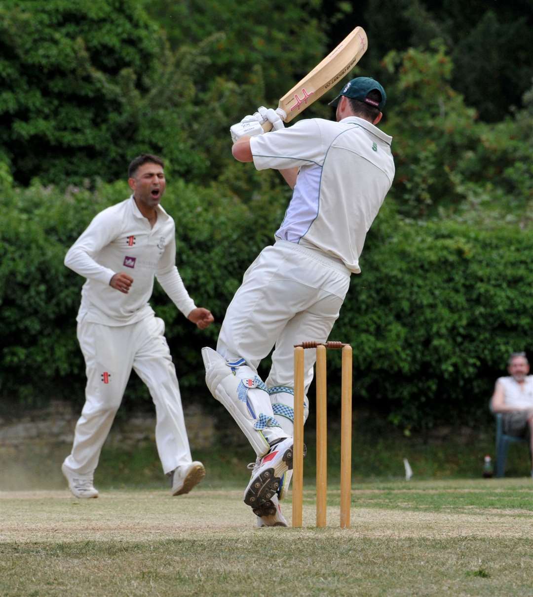 Action from Barnack's victory over Uppingham in Division One of the Rutland League. Photo: Chris Lowndes