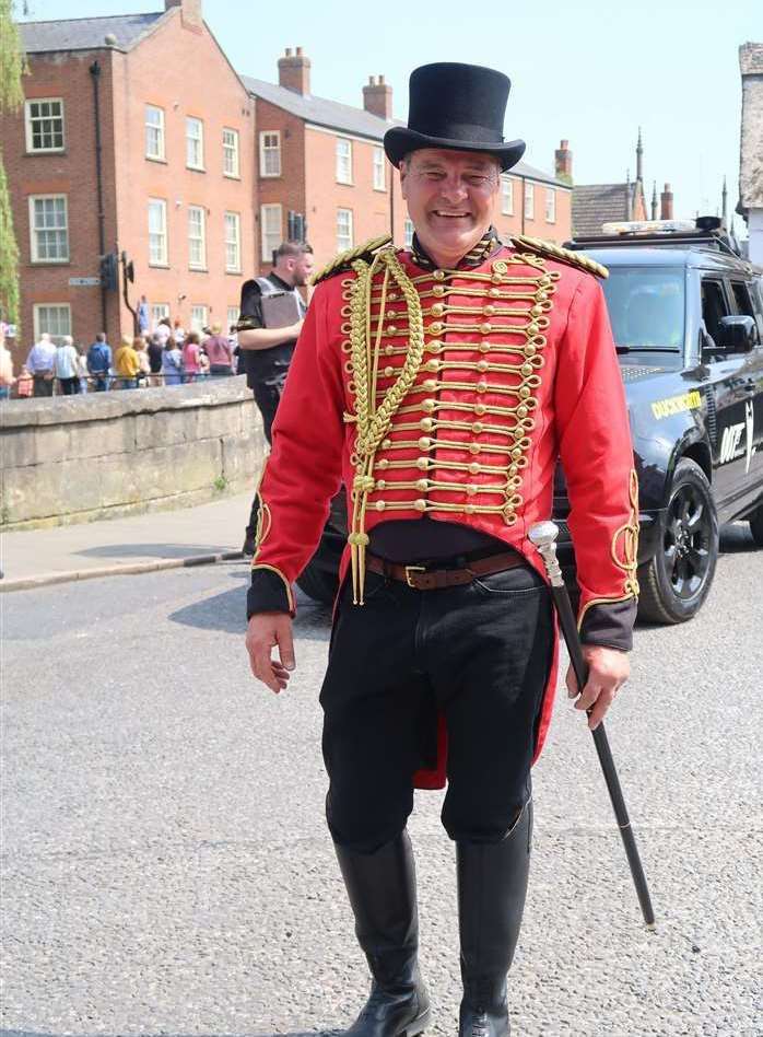 Stephen Timewell brought the flower parade back in 2023