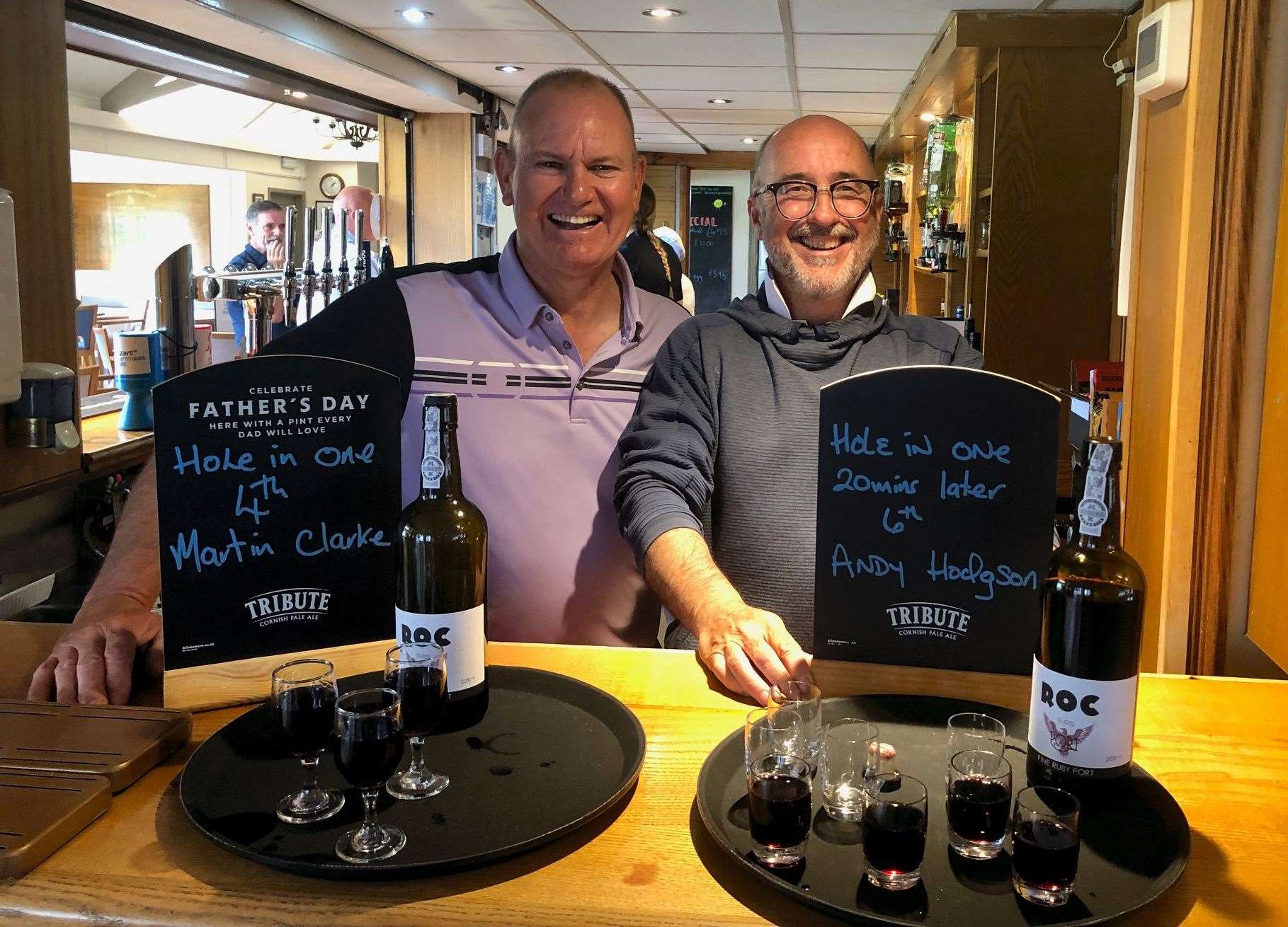 Martin Clarke and Andy Hodgson.