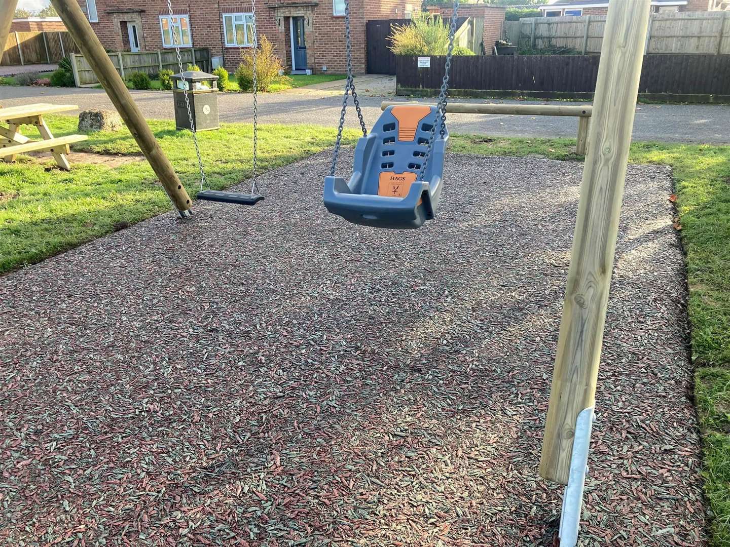 A set of swings