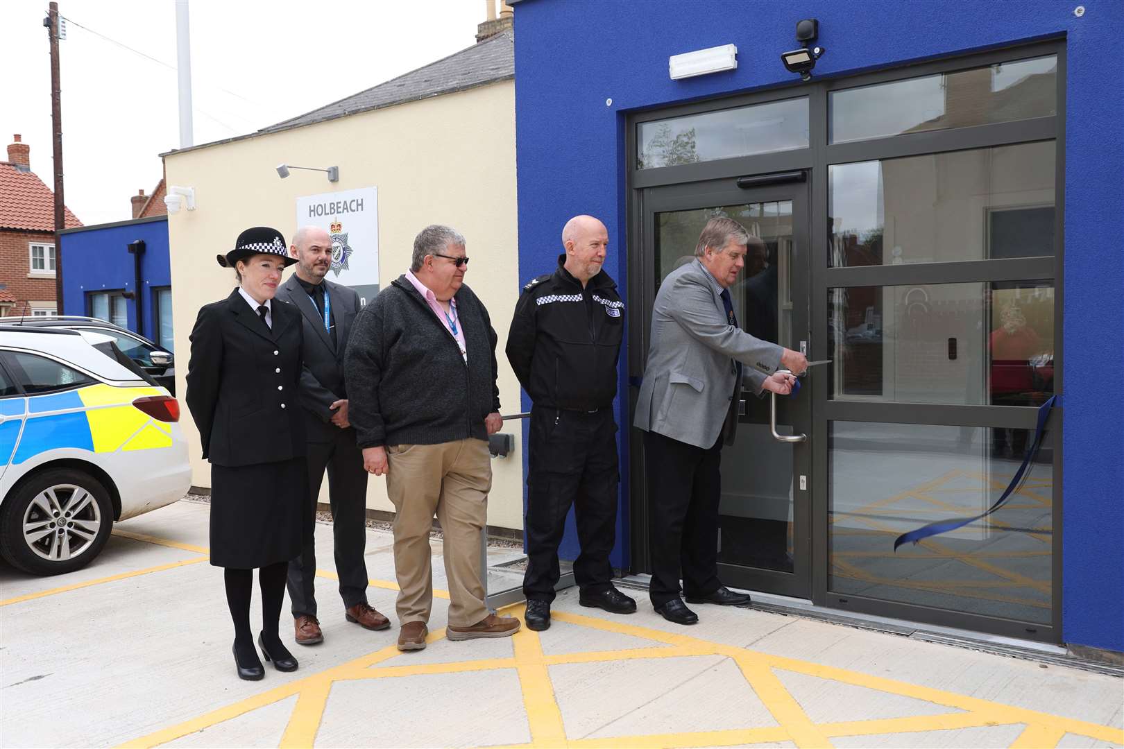 The re-opening of the Holbeach police station. Holbeach, Lincs, UK, on April 29, 2022 (56373631)
