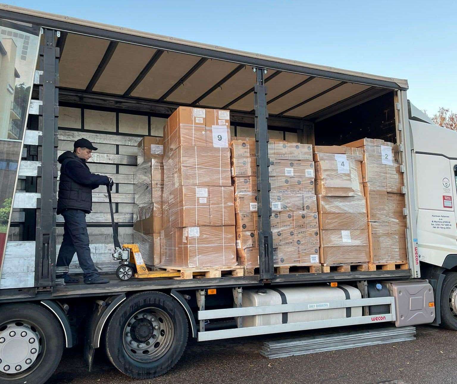 The group is set to send out its 25th lorry of aid to the wartorn country