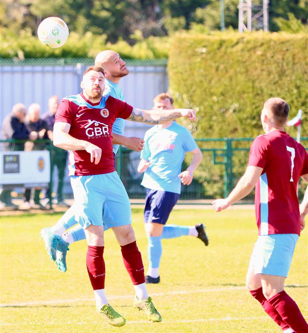 Match action from Deeping Rangers' home win over Newark Town. Photo: Jason Richardson