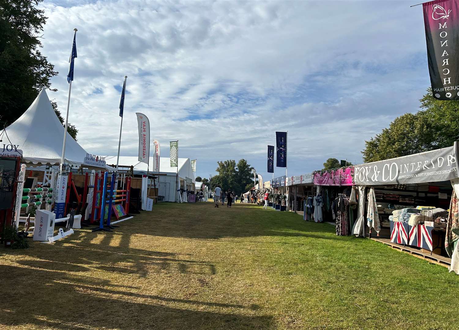 There was an abundance of stalls