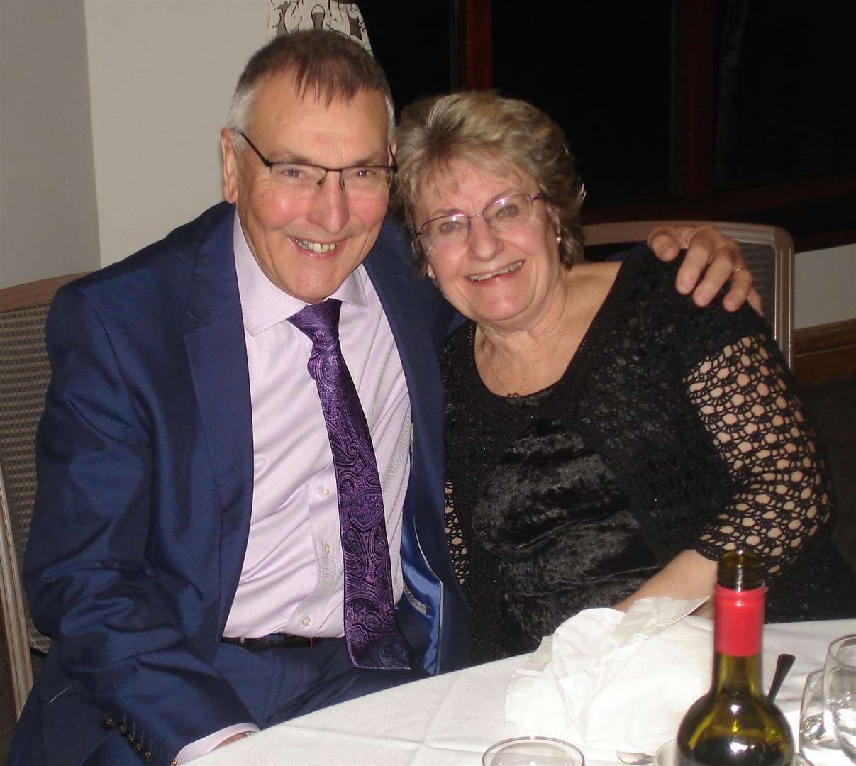 Andy Wood and his wife Joy.