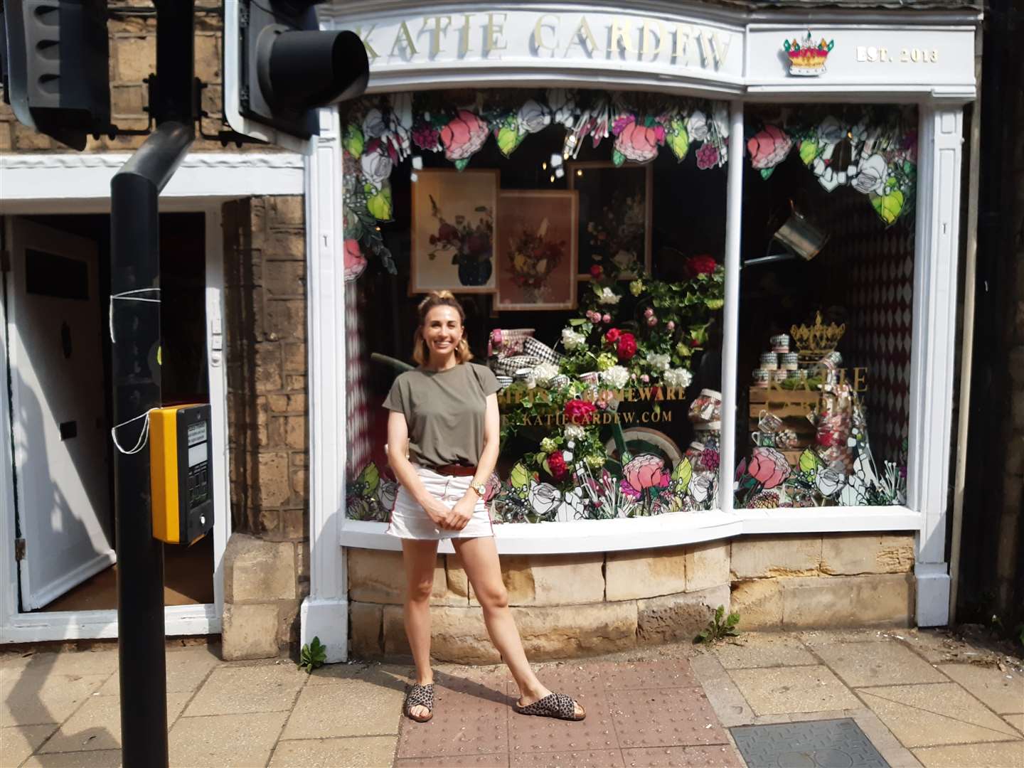 Katie Cardew at her new shop