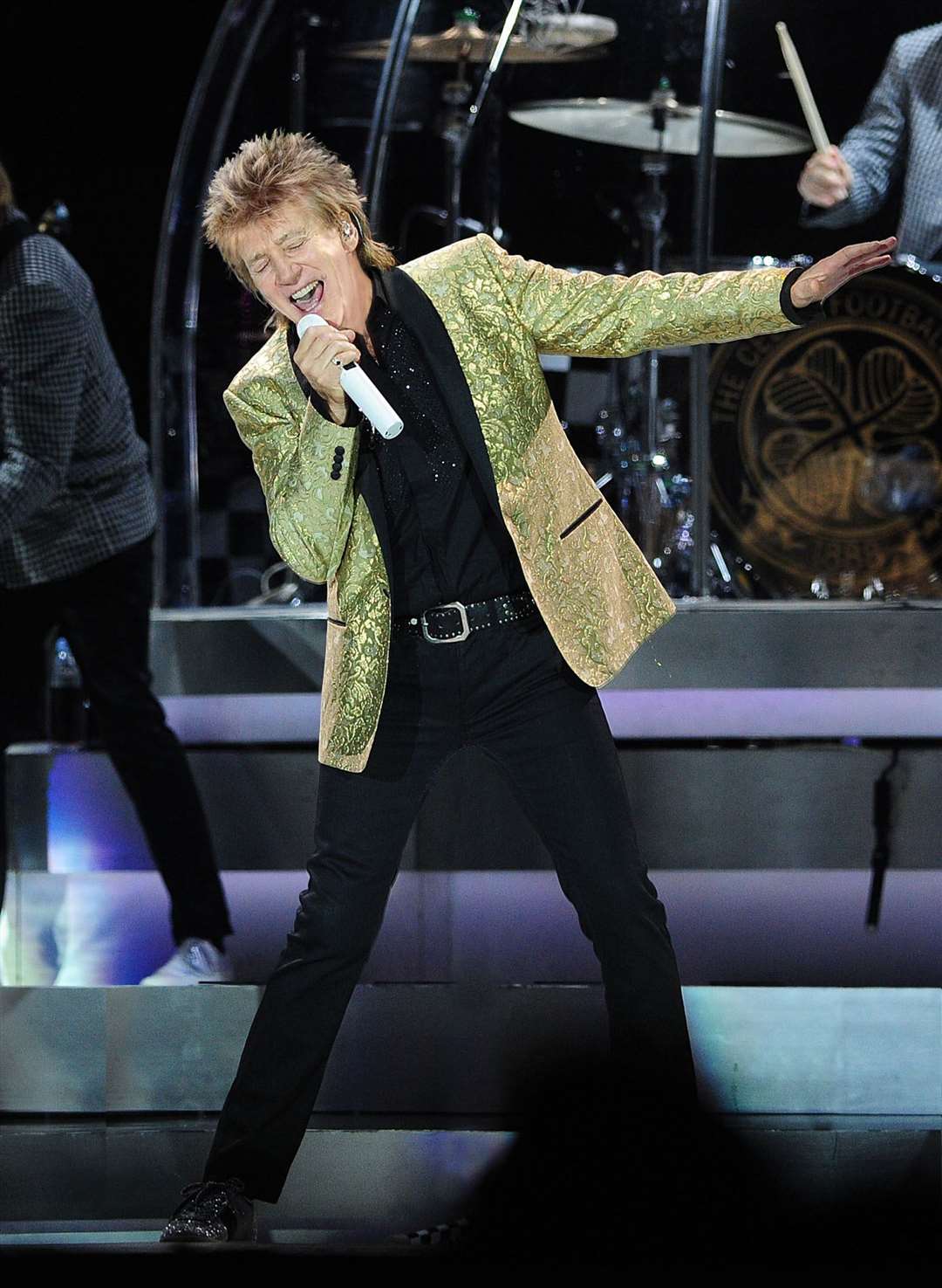 Rod Stewart performing at the Manchester Arena, Manchester, United Kingdom. Photo: Sean Hansford (10446648)