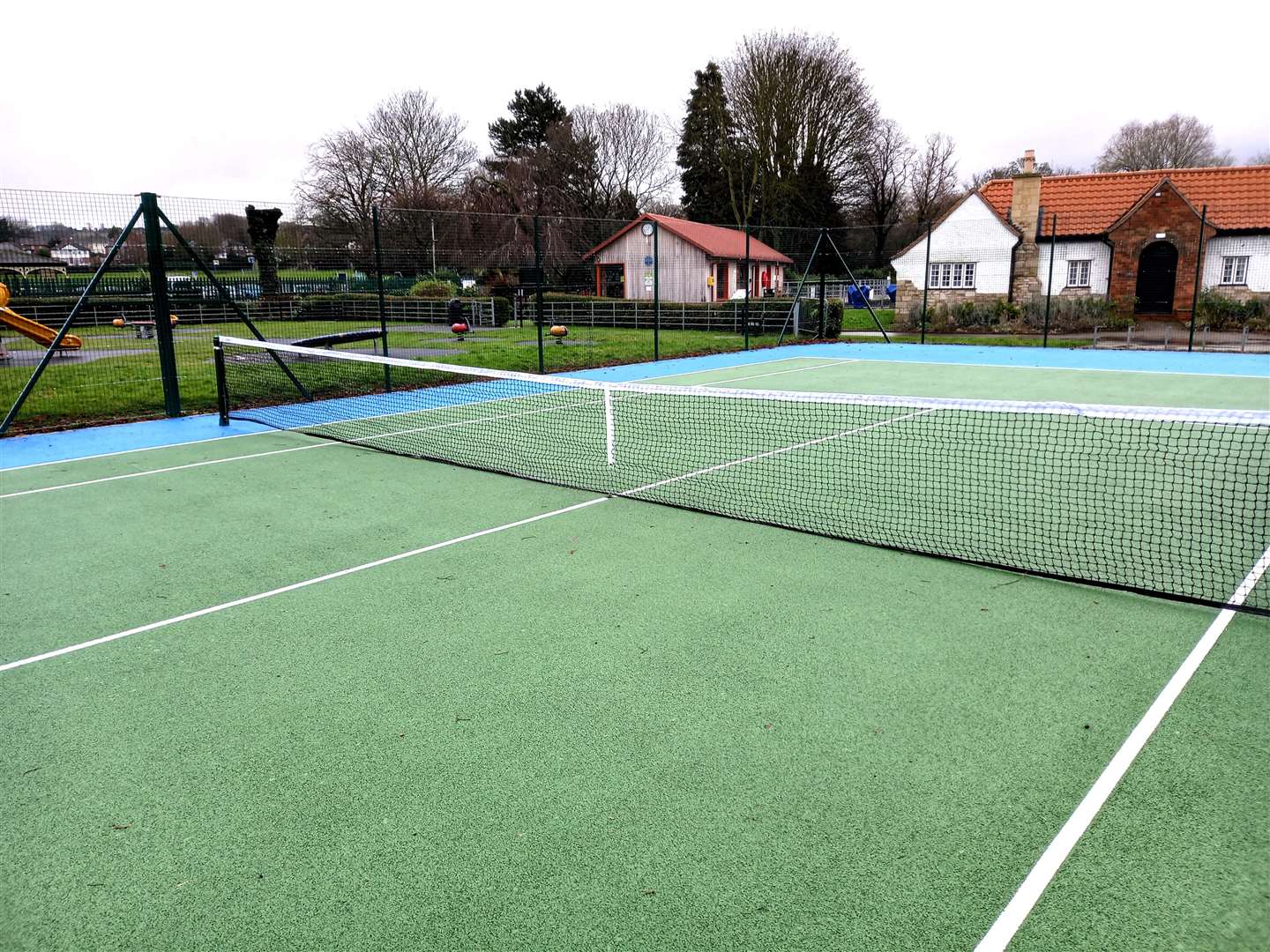 A look at the refurbished courts.