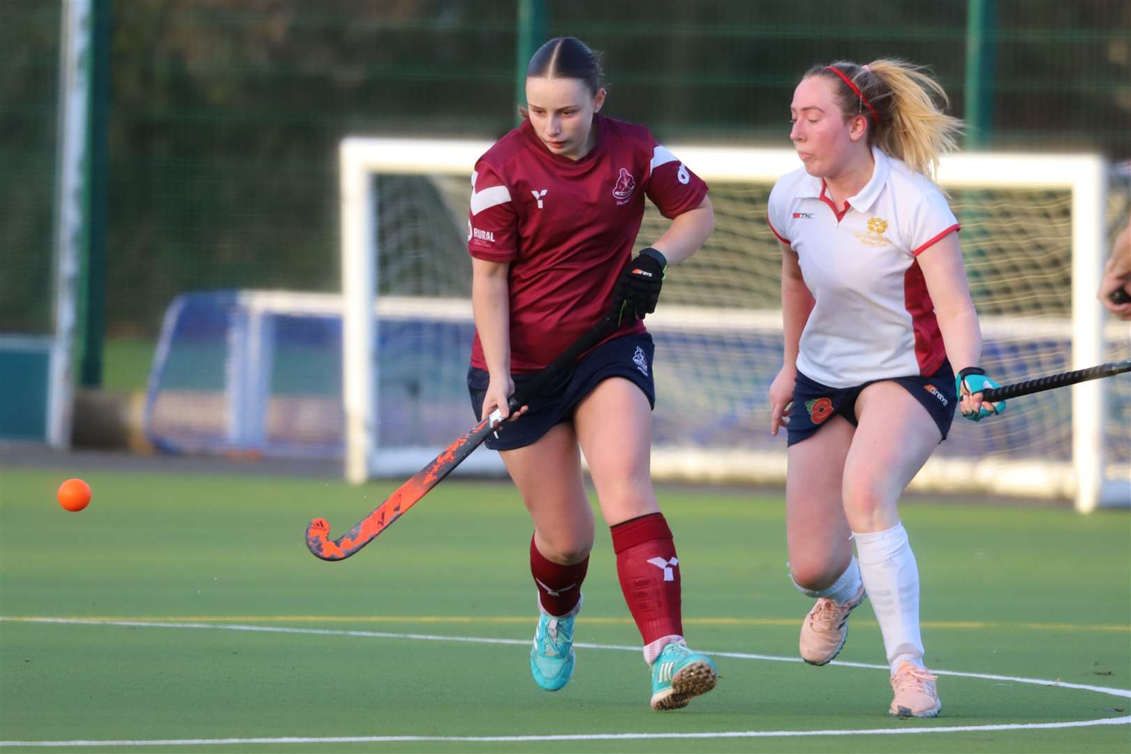Action from Spalding ladies' home defeat to City of Peterborough. Photo: Nigel Cookson