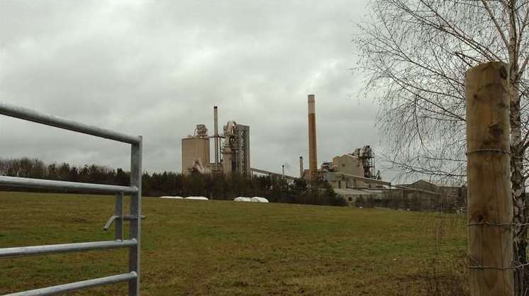 The cement works in Ketton